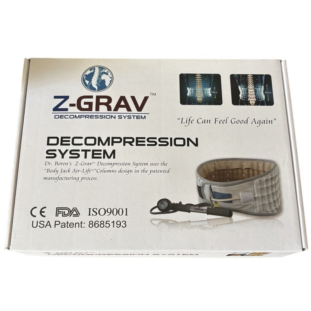 Z-Grav Spinal Decompression System Lumbar‎ Belt For Back Pain Relief Sz. L